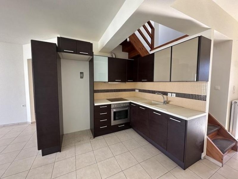 Rethymno Kreta, Rethymno: 4-Zimmer-Apartment mit Meerblick und Dachterrasse zu verkaufen Wohnung kaufen